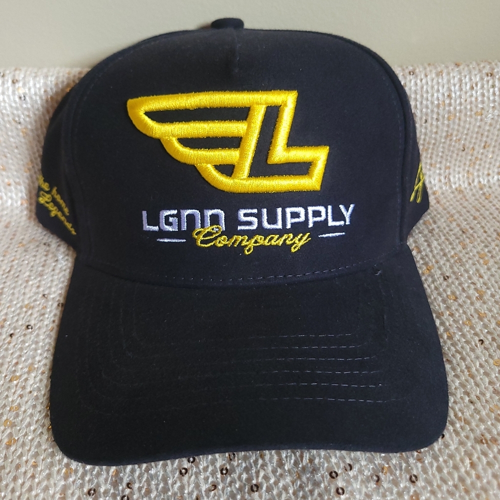 LGND Supply Company Black and Yellow Mens Hat
